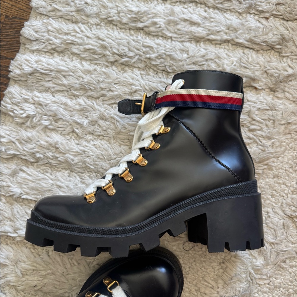 Authentic Gucci platform booties - image 7